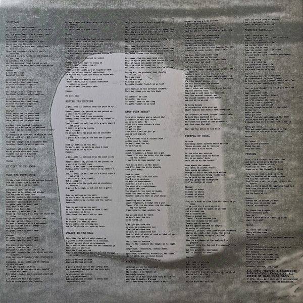 Credits Rage Against The Machine Rage Against The Machine - Rage Against The Machine - Mod Dog Records